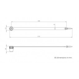 Fixed-length seal FixRing with predetermined breaking point