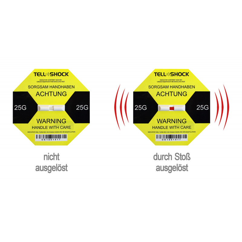 Transport indicator TELL-SHOCK-Shock in different variants