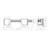 Technical drawing Kronsguard CTL MEGAA Container Lock