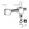 Technical drawing Kronsguard CTL MEGAA Container Lock