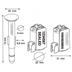 Container seal Mareseal according to ISO / PAS 17712: 2013